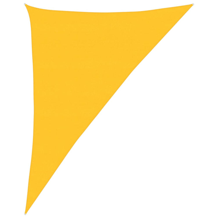 Vidaxx voile d'ombrage 160 g m² triangulaire 4x5x6,8 m HDPE jaune