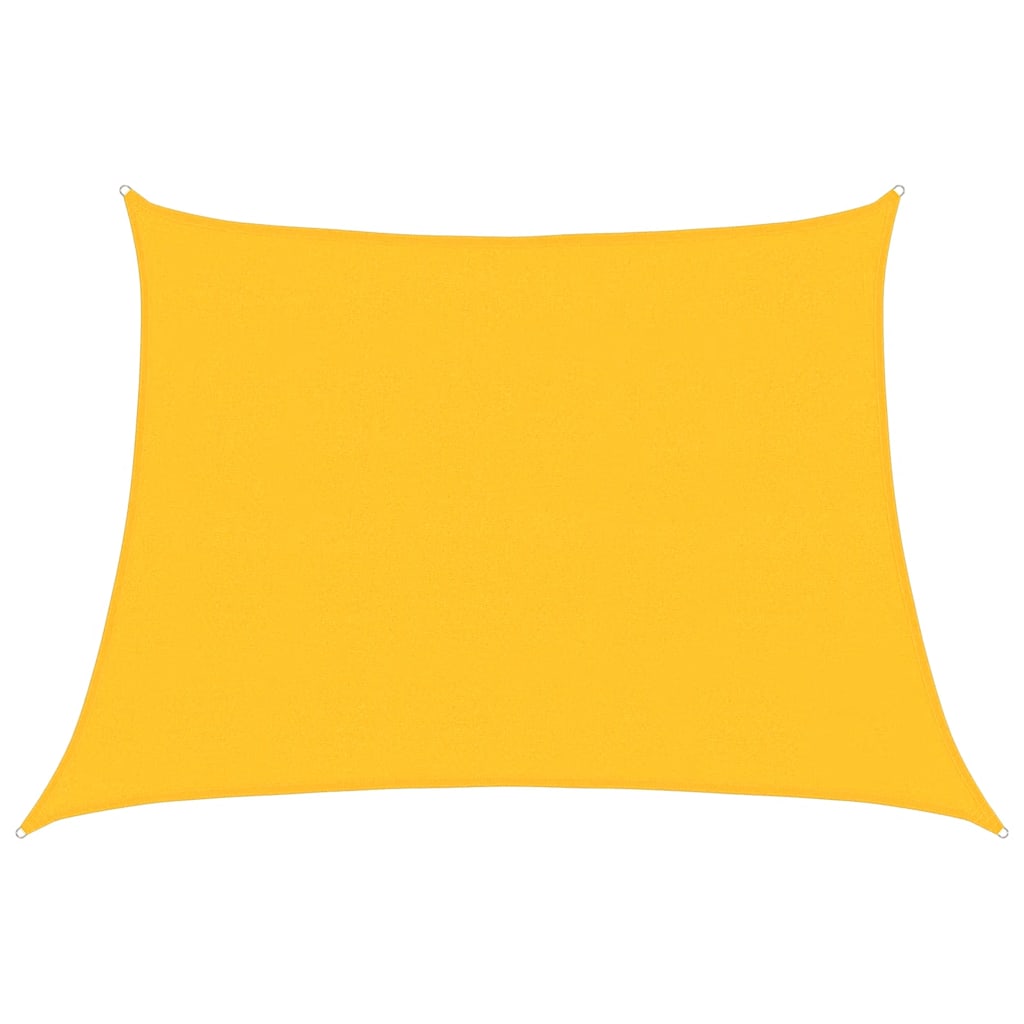 Vidaxx voile d'ombrage 160 g m² trapèze 4 5x3 m HDPE jaune