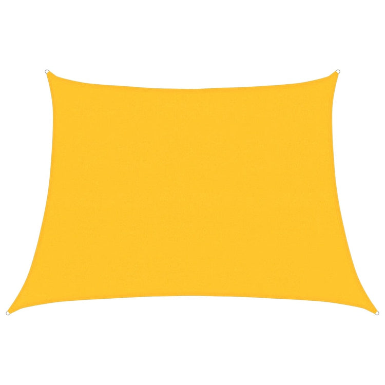 Vidaxx voile d'ombrage 160 g m² trapèze 4 5x3 m HDPE jaune