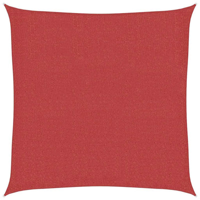 Vidaxl Zonnezeil 160 g m² 2x2 m HDPE rouge