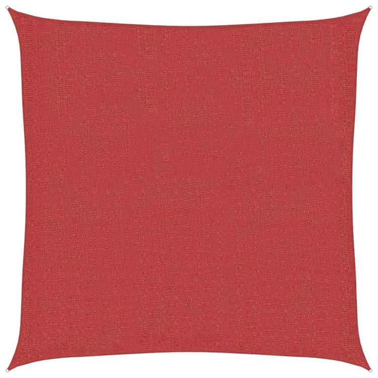 Vidaxl Zonnezeil 160 g m² 2,5x2,5 m HDPE rouge