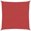 Vidaxl Zonnezeil 160 g m² 3x3 m HDPE rouge