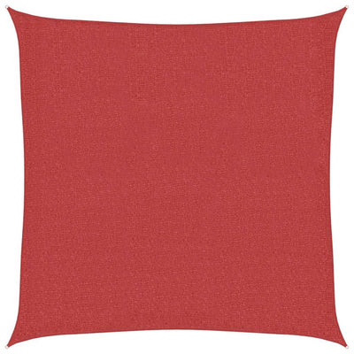 Vidaxl Zonnezeil 160 g m² 3x3 m HDPE rouge