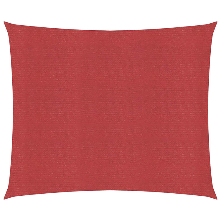 Vidaxl Zonnezeil 160 g m² 4,5x4,5 m HDPE rouge