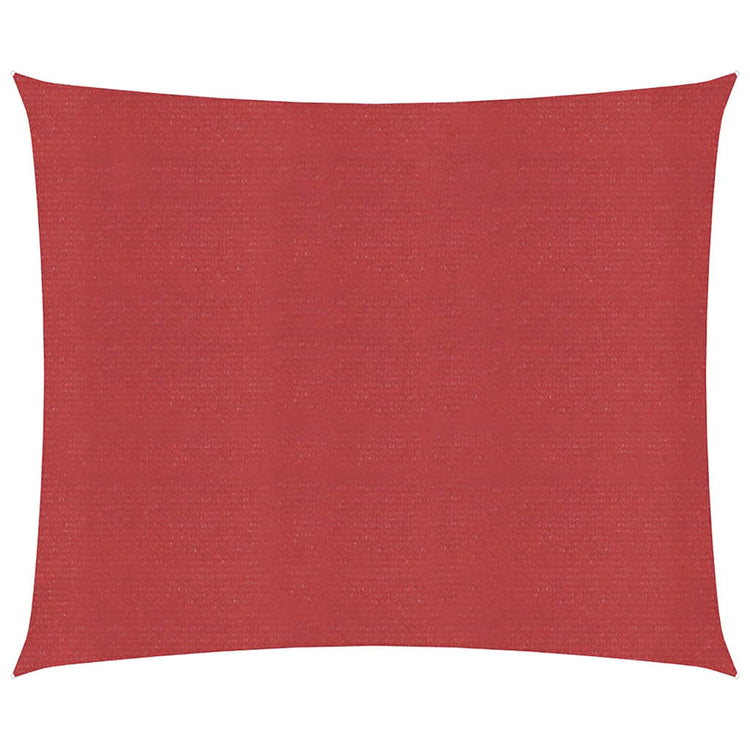 Vidaxx voile d'ombrage 160 g m² 6x6 m HDPE rouge