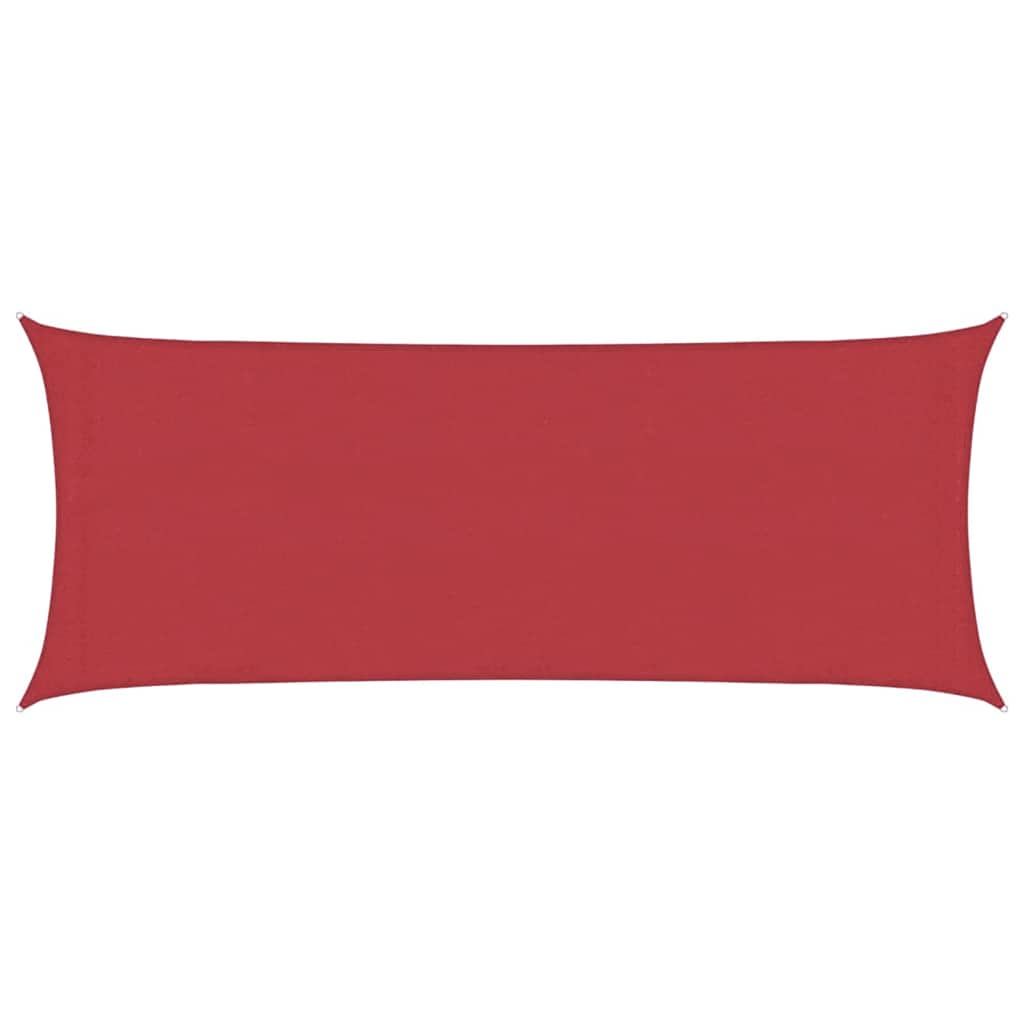 Vidaxl Zonnezeil 160 g m² 2x5 m HDPE rouge