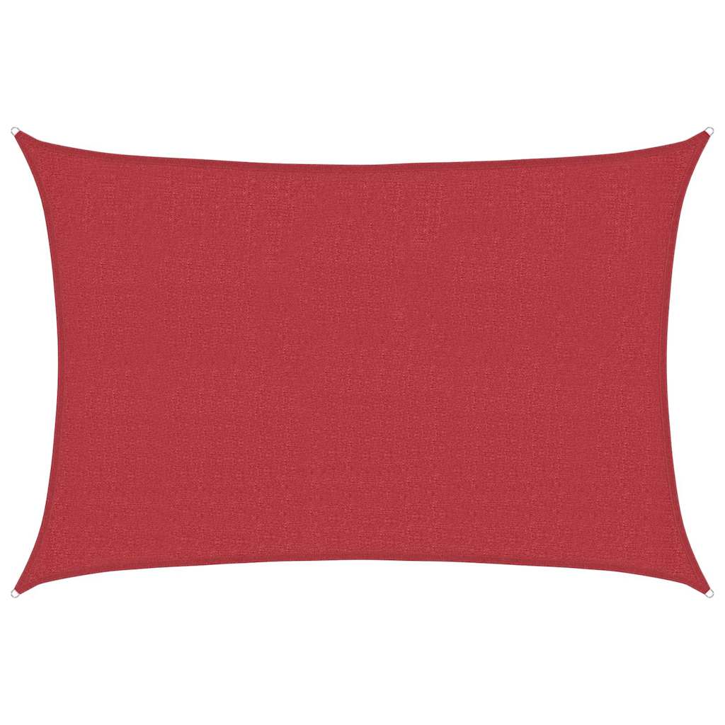 Vidaxl Zonnezeil 160 g m² 2,5x4 m HDPE rouge