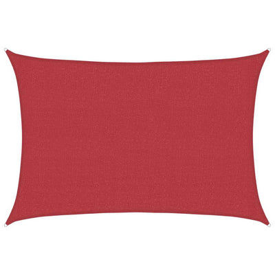 Vidaxl Zonnezeil 160 g m² 2,5x4 m HDPE rouge