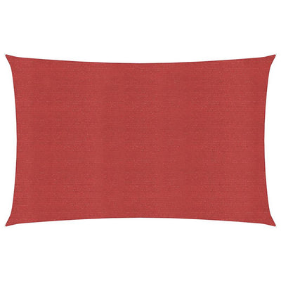 Vidaxl zonnezil 160 g m² 2,5x4,5 m en rouge HDPE