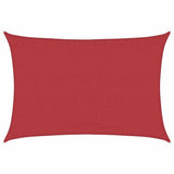 Vidaxl Zonnezeil 160 g m² 4x6 m HDPE rouge - afbeelding 2