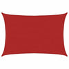Vidaxl Zonnezeil 160 g m² 5x7 m HDPE rouge