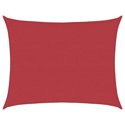 Vidaxl Zonnezeil 160 g m² 6x8 m HDPE rouge
