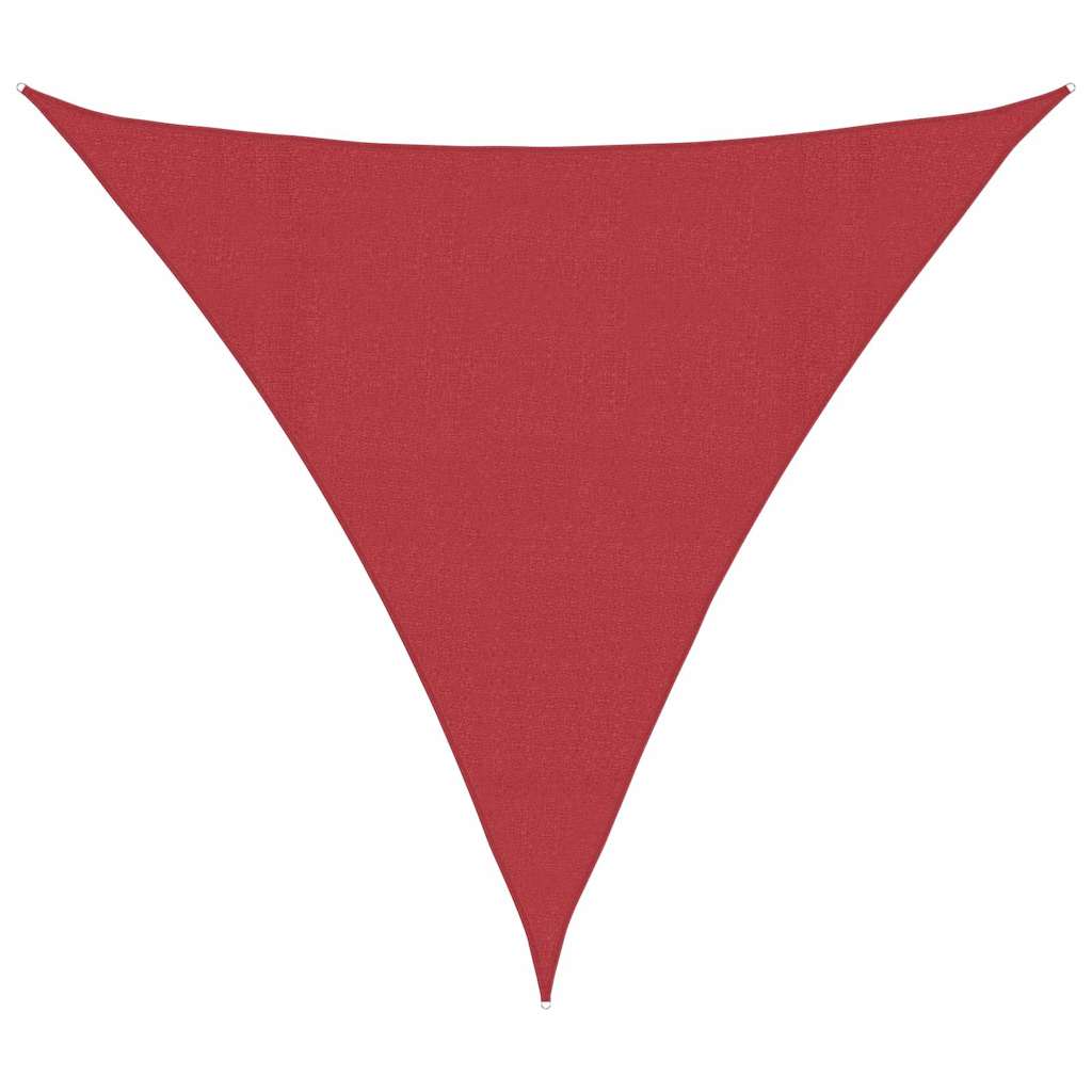 Vidaxl Zonnezeil 160 g m² 4,5x4,5x4,5 m HDPE rouge