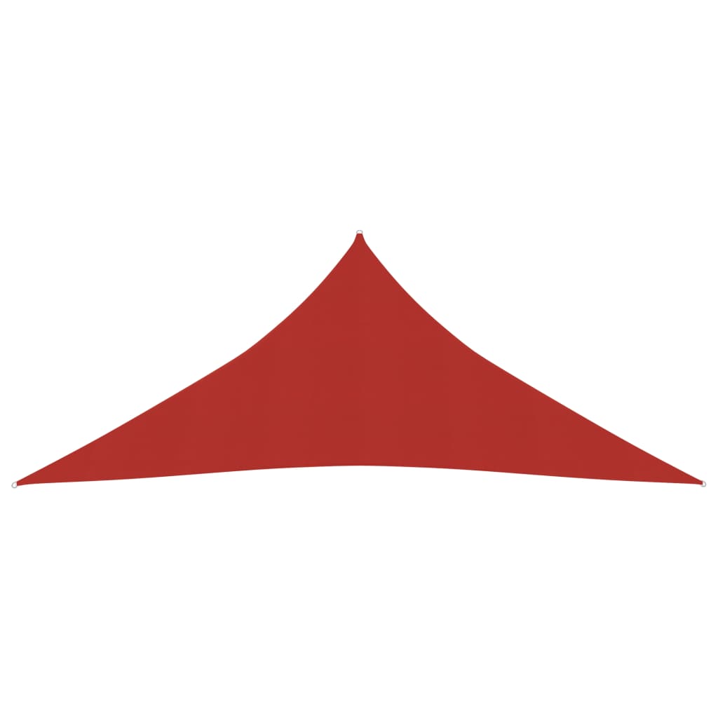 Vidaxl zonnezil 160 g m² 5x6x6 m HDPE rouge