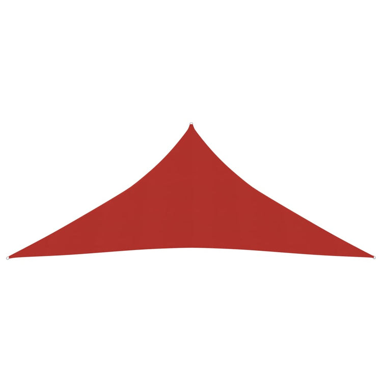 Vidaxl zonnezil 160 g m² 5x6x6 m HDPE rouge