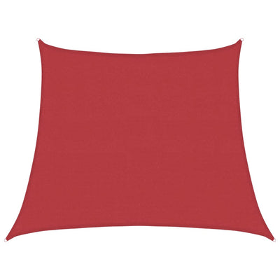 Vidaxl zonnezil 160 g m² 3 4x3 m hdpe rouge