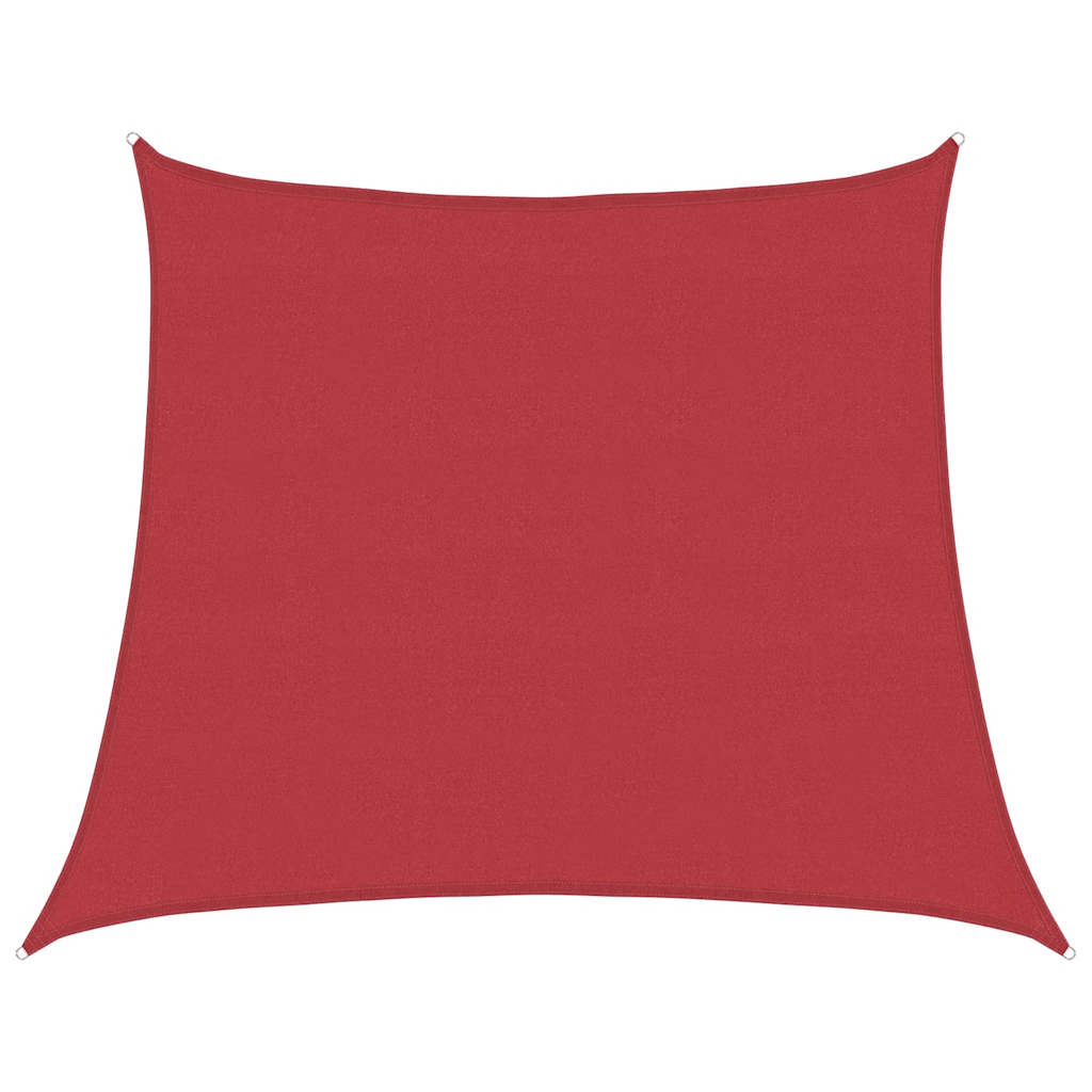 Vidaxl voile d'ombrage 160 g m² 4 5x4 m PEHD rouge
