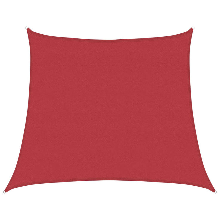 Vidaxl voile d'ombrage 160 g m² 4 5x4 m PEHD rouge