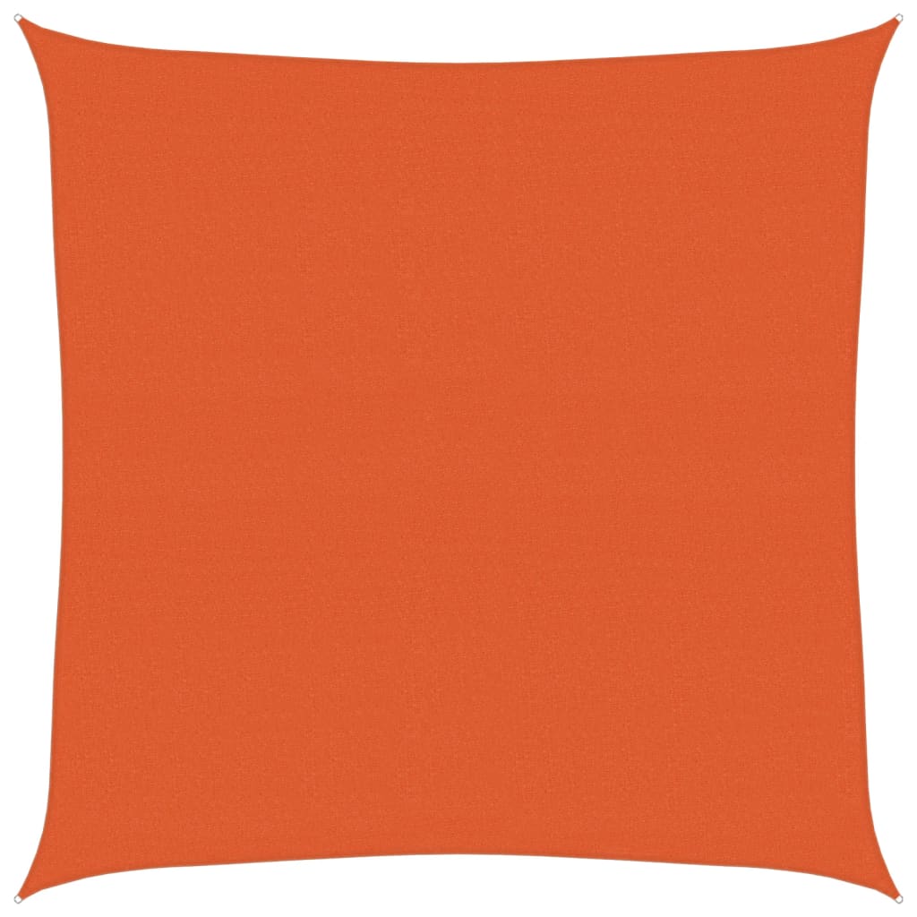 Vidaxl Zonnezeil 160 g m² carré 4x4 m HDPE Oranje