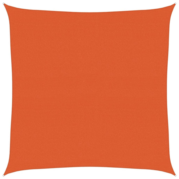 Vidaxl Zonnezeil 160 g m² carré 4x4 m HDPE Oranje