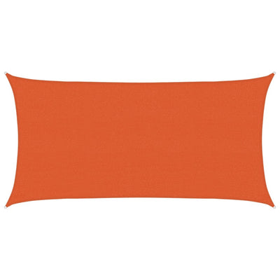 Vidaxl Zonnezeil 160 g m² 2x4 m HDPE Oranje