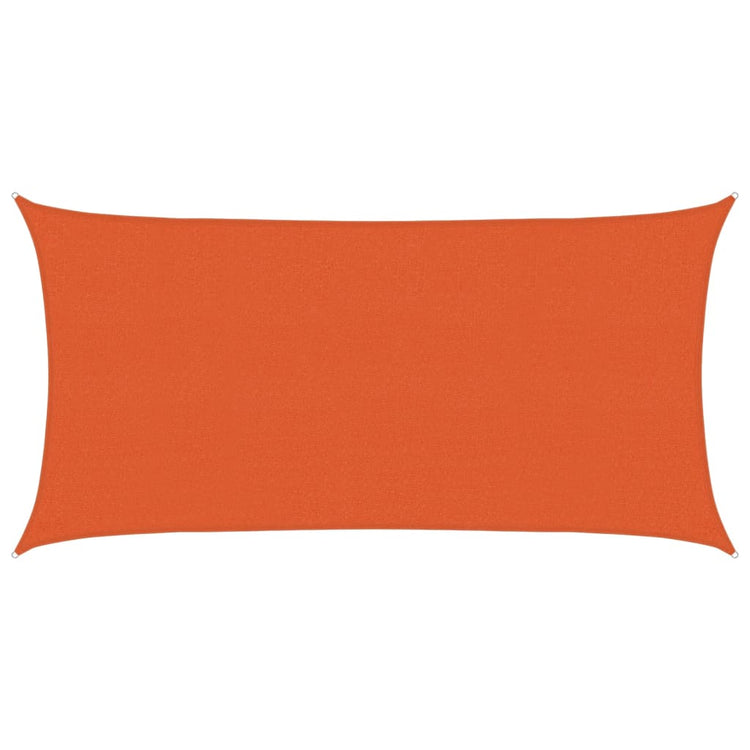 Vidaxl Zonnezeil 160 g m² 2,5x5 m HDPE Oranje