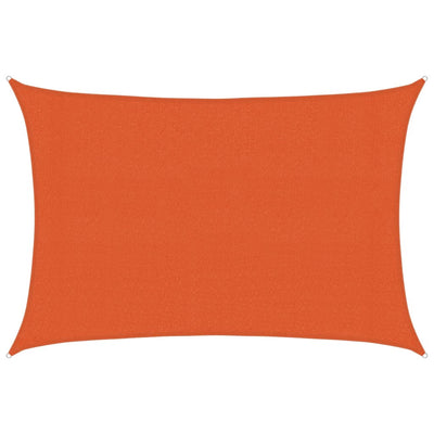 Vidaxl Zonnezeil 160 g m² 3x4 m HDPE Oranje