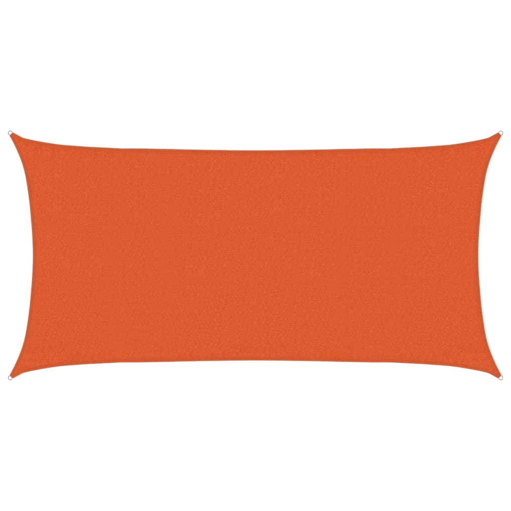 Vidaxl Zonnezeil 160 g m² rectangulaire 3x6 m HDPE Oranje