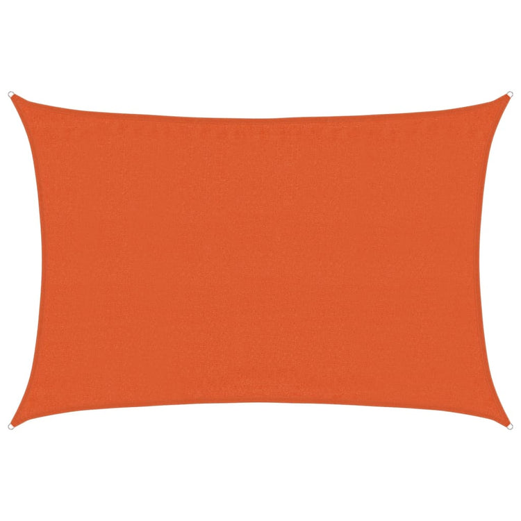 Vidaxl Zonnezeil 160 g m² 3,5x4,5 m HDPE Oranje