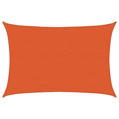 Vidaxl Zonnezeil 160 g m² rectangulaire 4x5 M HDPE Oranje