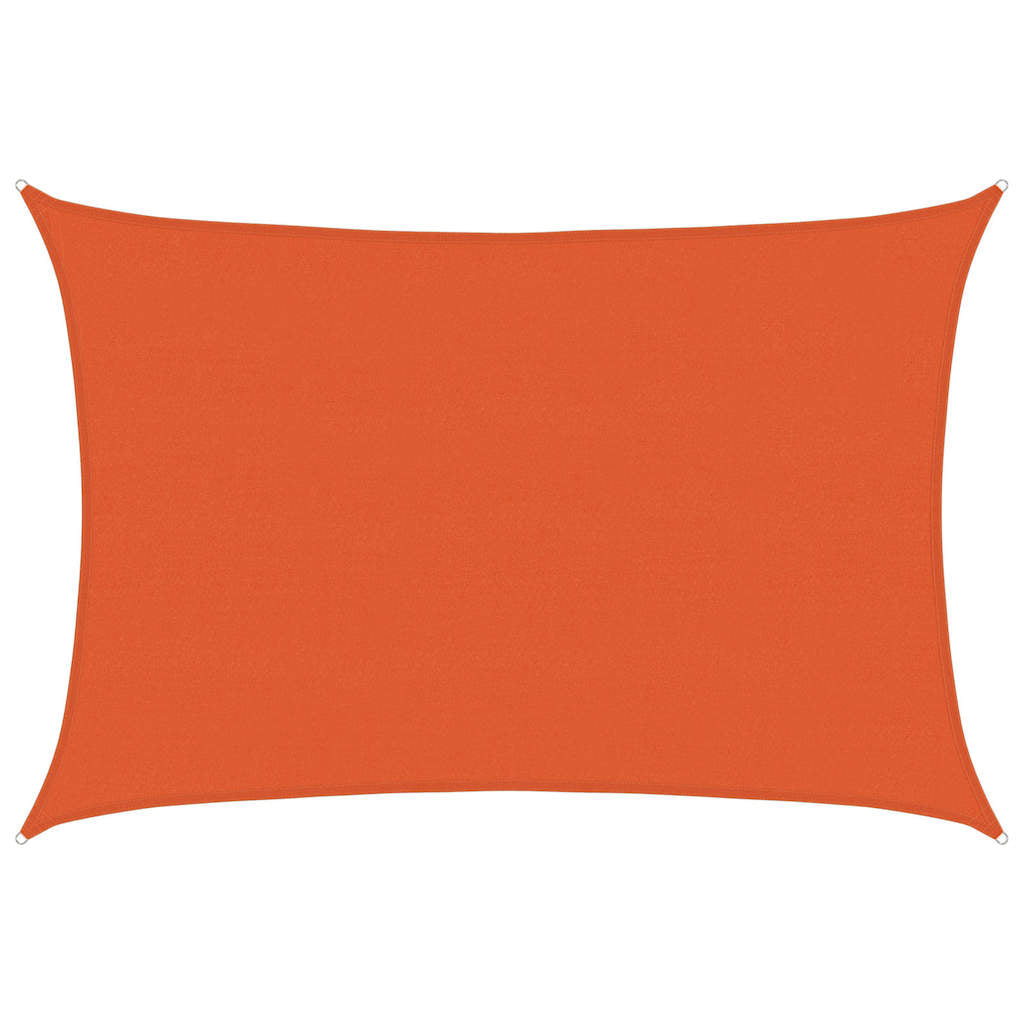 Vidaxx voile d'ombrage 160 g m² rectangulaire 5x6 m HDPE orange