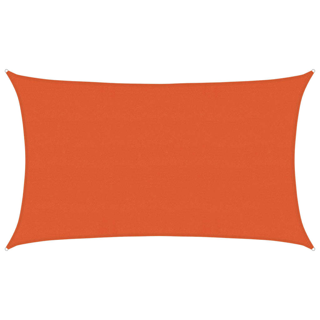 Vidaxx voile d'ombrage 160 g m² rectangulaire 5x8 m HDPE orange