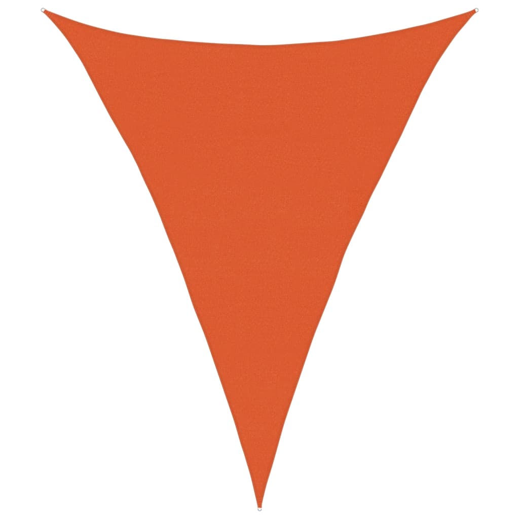 VidaXL voile d'ombrage 160 g m² 4x5x5 m PEHD orange