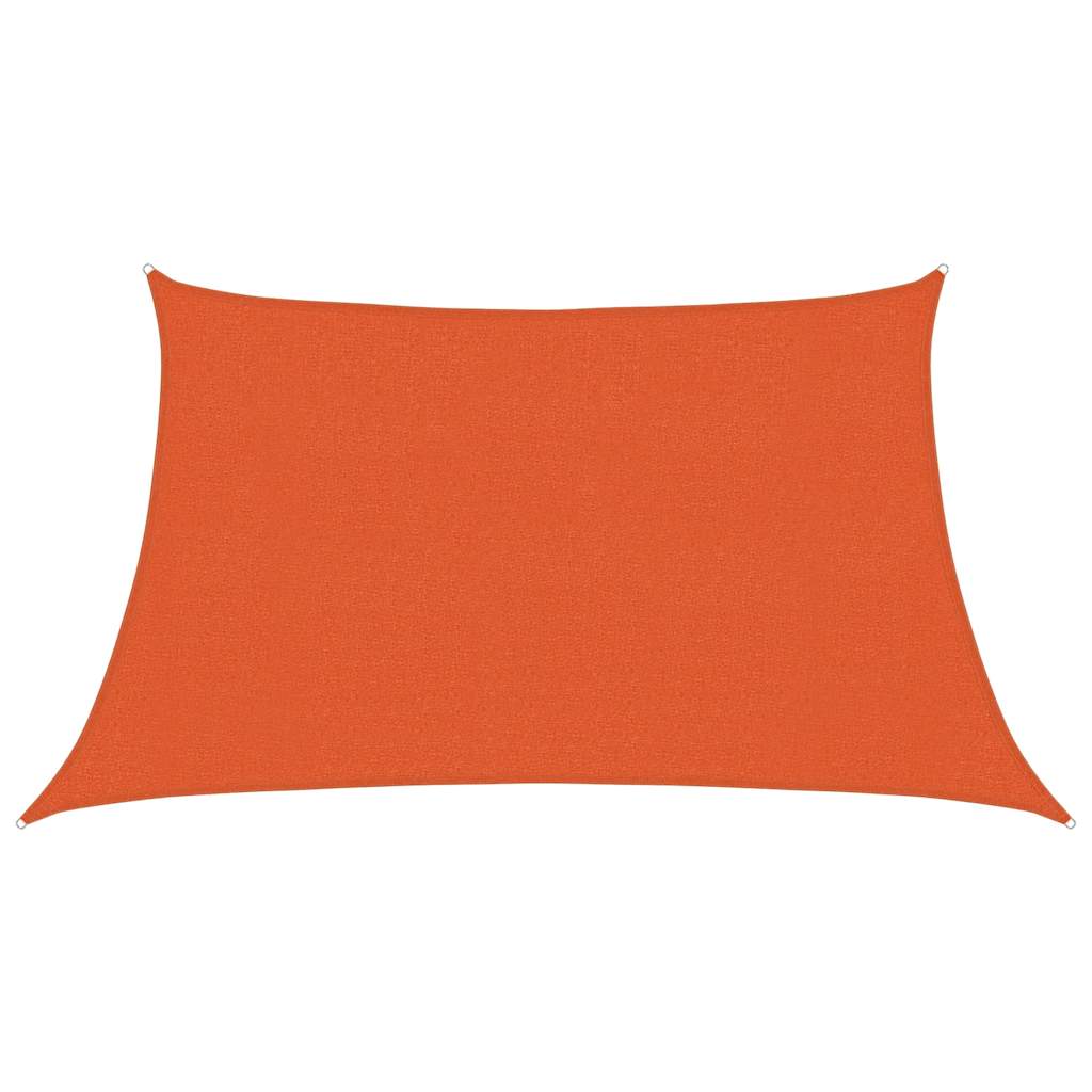 Vidaxx voile d'ombrage 160 g m² trapèze 3 4x2 m HDPE orange