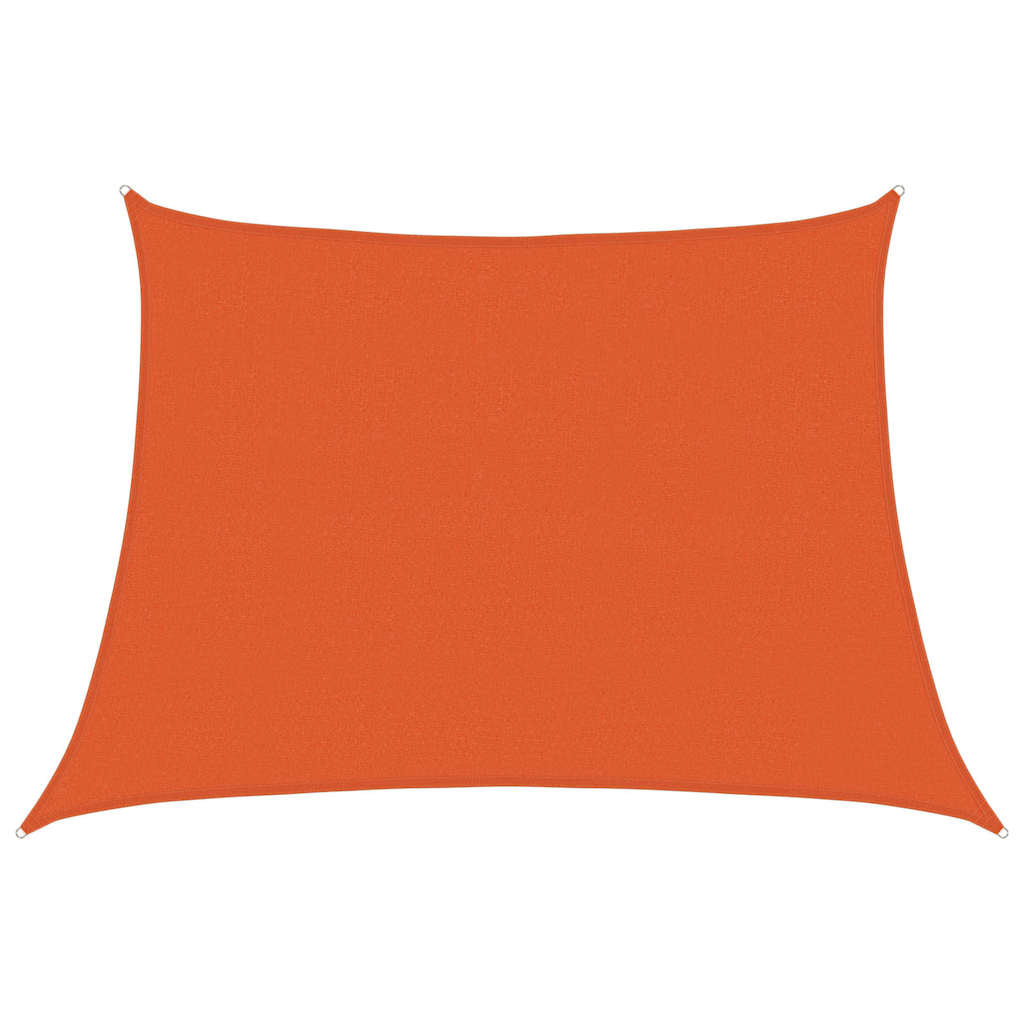 VidaXL voile d'ombrage 160 g m² trapèze 4 5x3 m HDPE orange