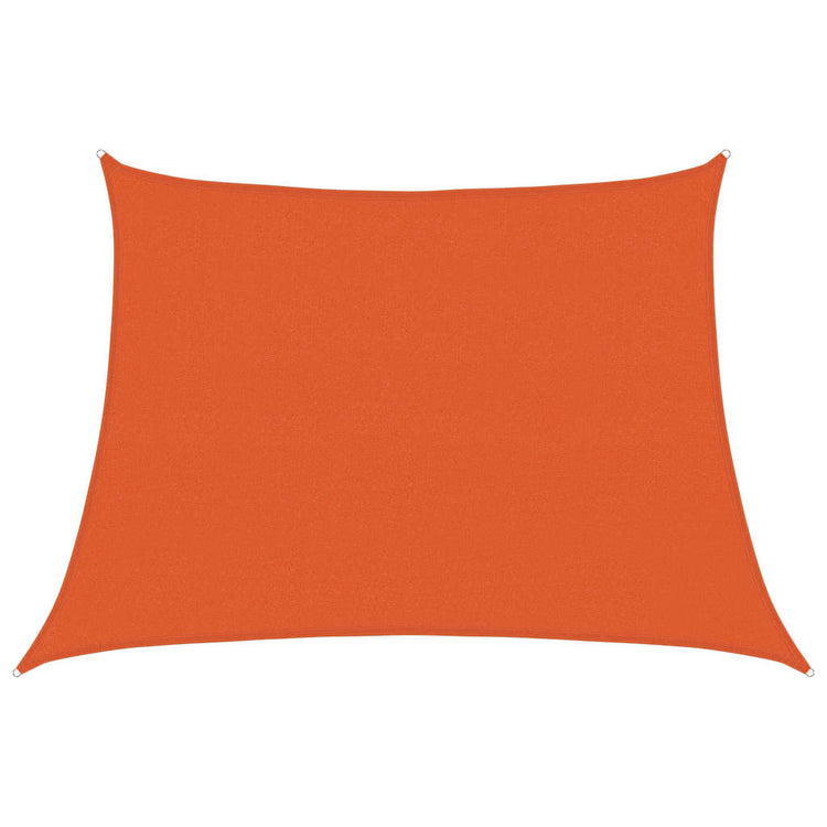 VidaXL voile d'ombrage 160 g m² trapèze 4 5x3 m HDPE orange
