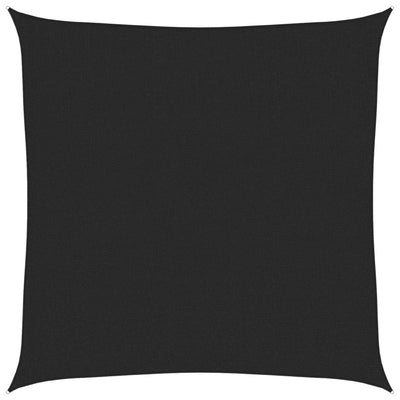 Vidaxl zonnezil 160 g m² 3x3 m hdpe noir