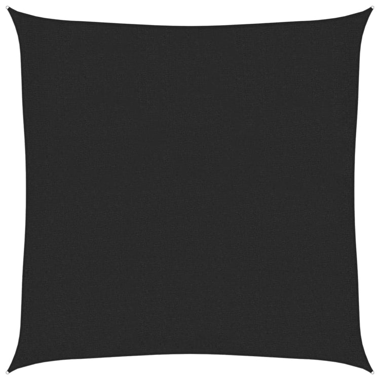 Vidaxl zonnezil 160 g m² 3,6x3,6 m HDPE noir