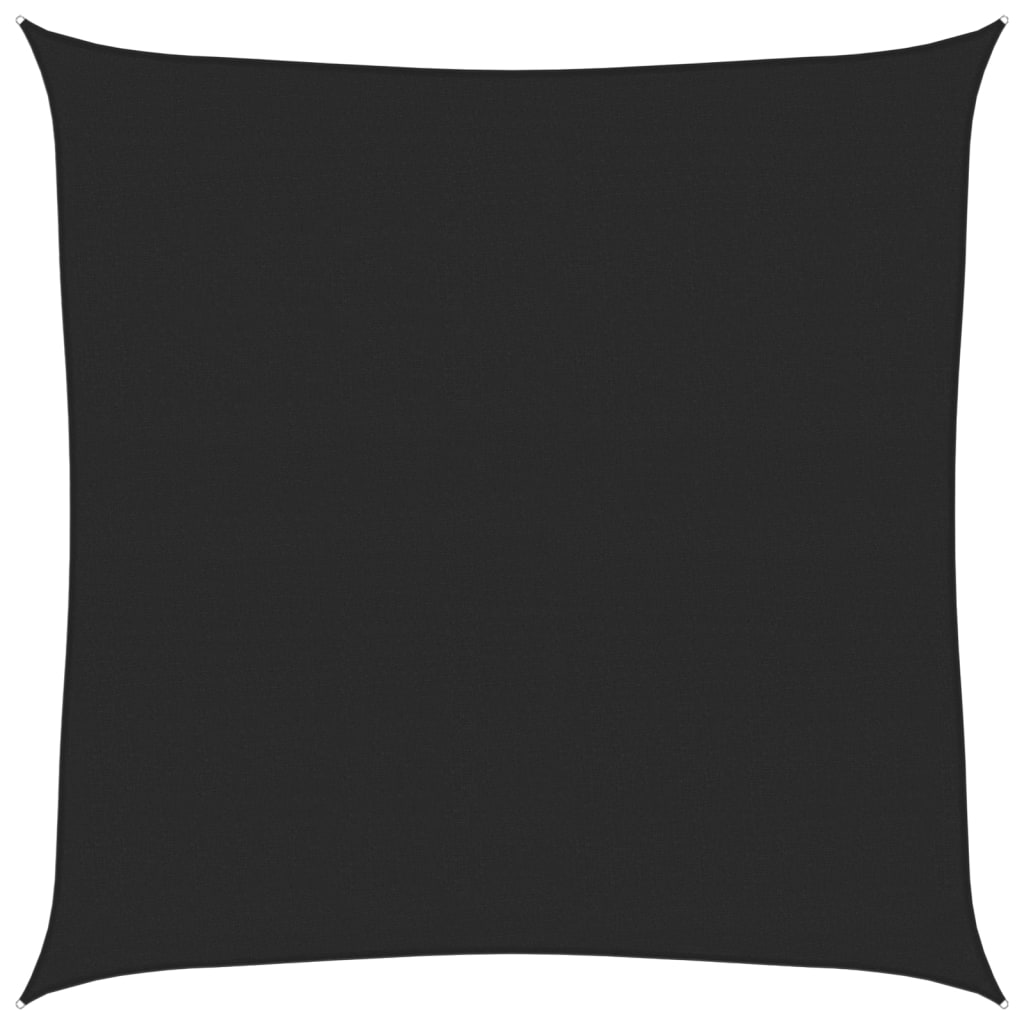 Vidaxl Zonnezeil 160 g m² 5x5 m HDPE noir
