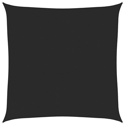 Vidaxl Zonnezeil 160 g m² 6x6 m HDPE noir