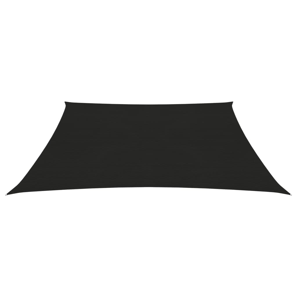 Vidaxl Zonnezeil 160 g m² 6x6 m HDPE noir