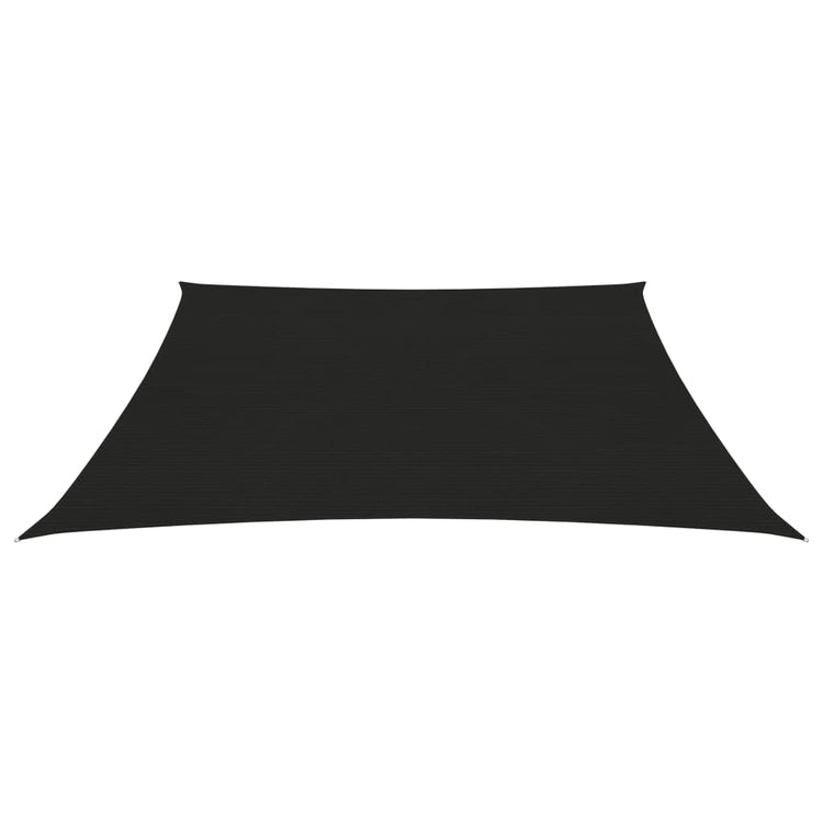 Vidaxl Zonnezeil 160 g m² 6x6 m HDPE noir