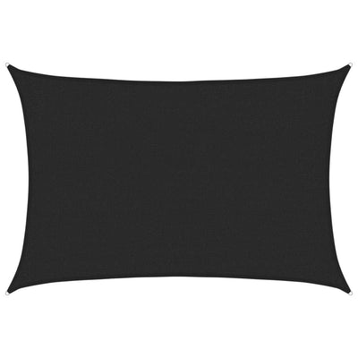 Vidaxl Zonnezeil 160 g m² 2x2,5 m HDPE noir
