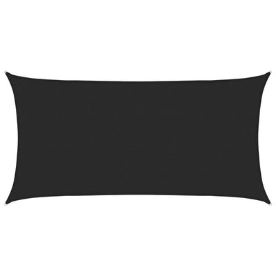 Vidaxl Zonnezeil 160 g m² 2x3,5 m HDPE noir