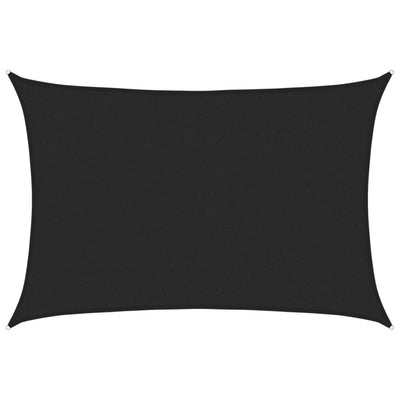 Vidaxl Zonnezeil 160 g m² 2,5x4 m HDPE noir