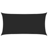 Vidaxl Zonnezeil 160 g m² 3x6 m HDPE noir