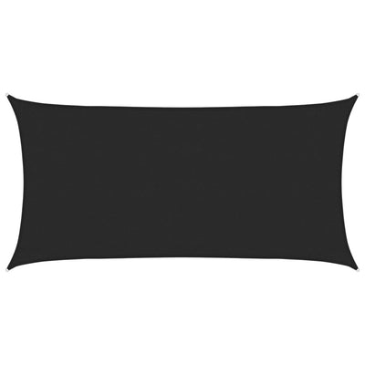 Vidaxl Zonnezeil 160 g m² 3x6 m HDPE noir