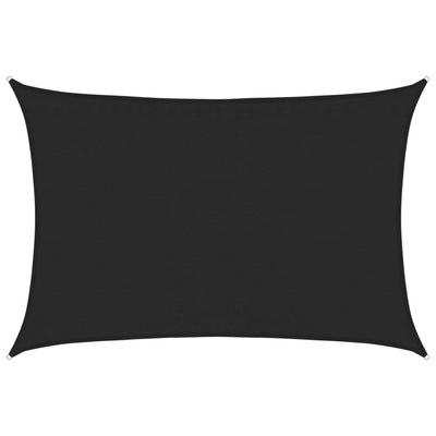 Vidaxl Zonnezeil 160 g m² 3,5x4,5 m HDPE noir
