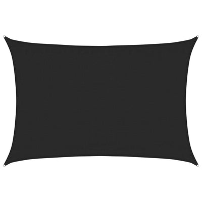 Vidaxl Zonnezeil 160 g m² 3,5x5 m HDPE noir