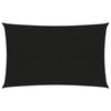 Vidaxl Zonnezeil 160 g m² 4x6 m HDPE noir